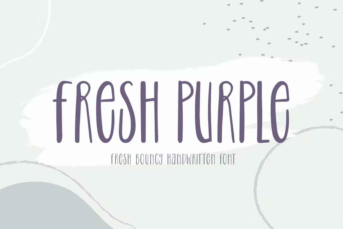 Fresh Purple Font