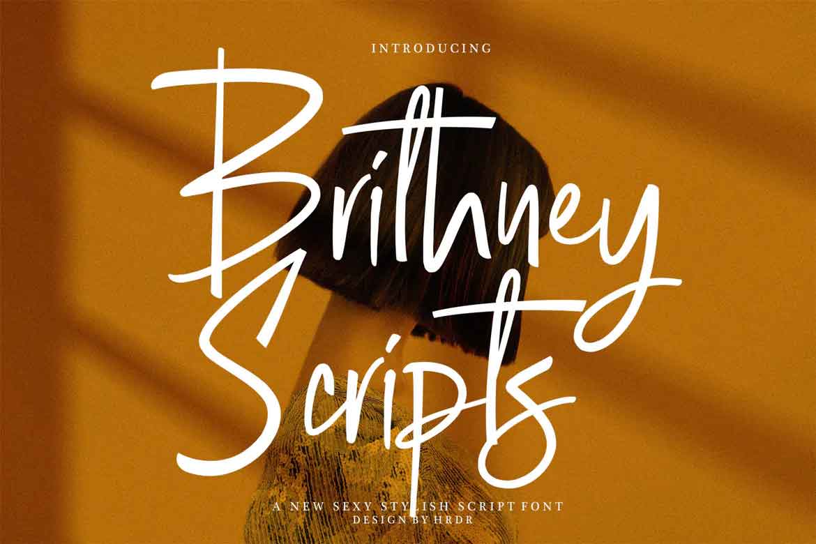 Brithney Scripts Font