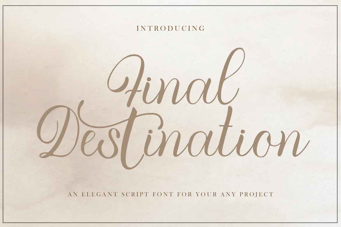 Final Destination Font