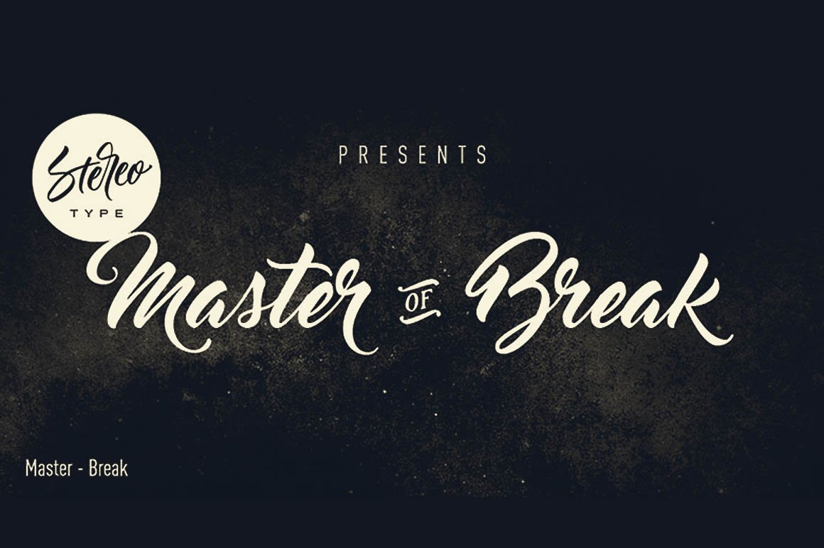 Master Of Break Font