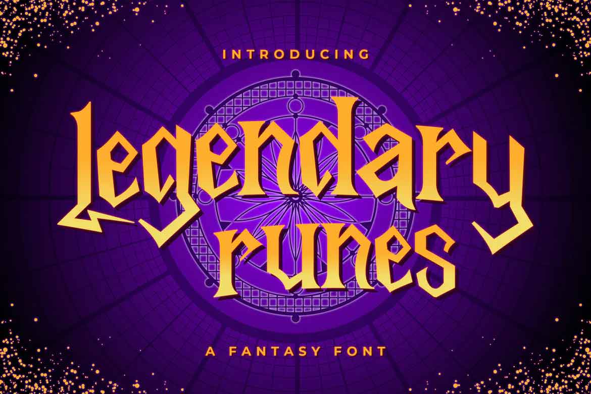 Legendary Runes Fantasy Font