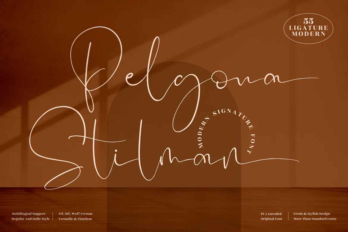 Pelgona Stilman Font