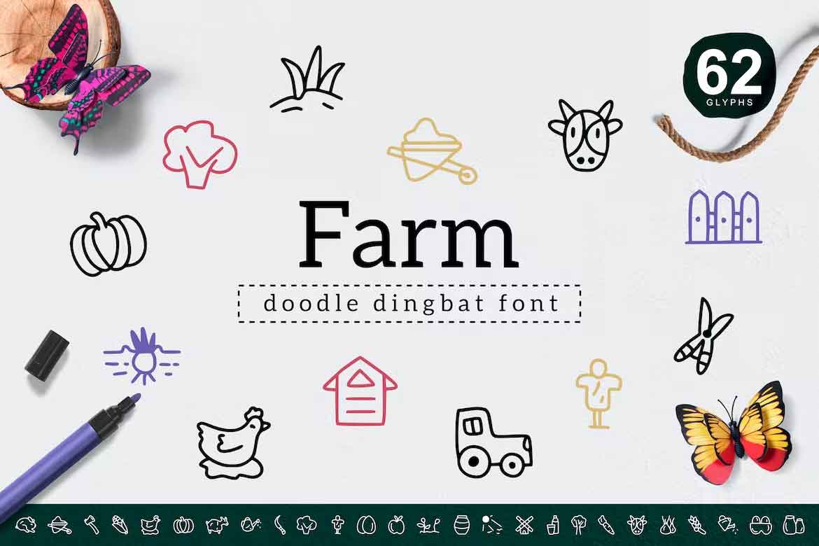 Farm Dingbat Font