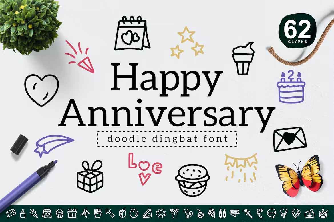 Happy Anniversary Dingbat