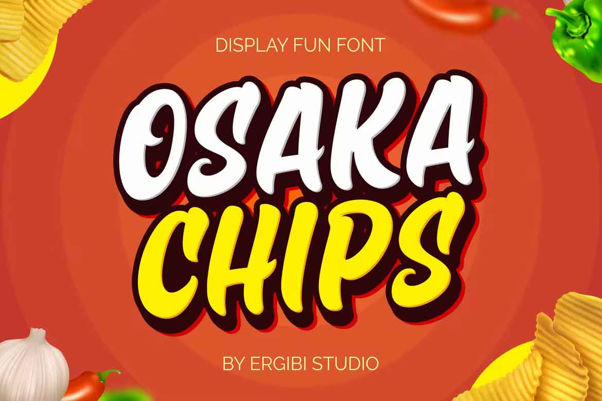 Osaka Chips Font