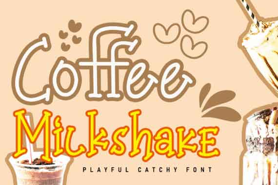 Coffee Milkshake Font