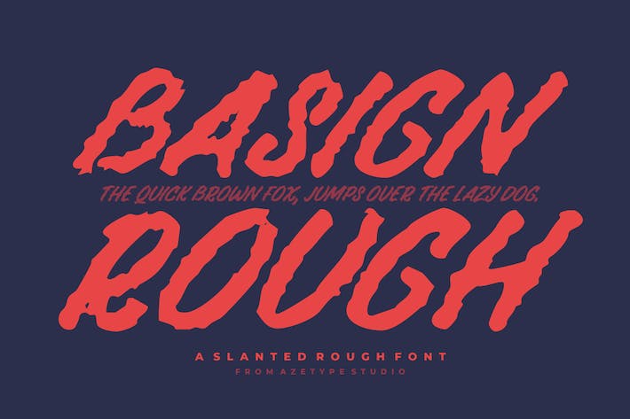 Basign Rough Font