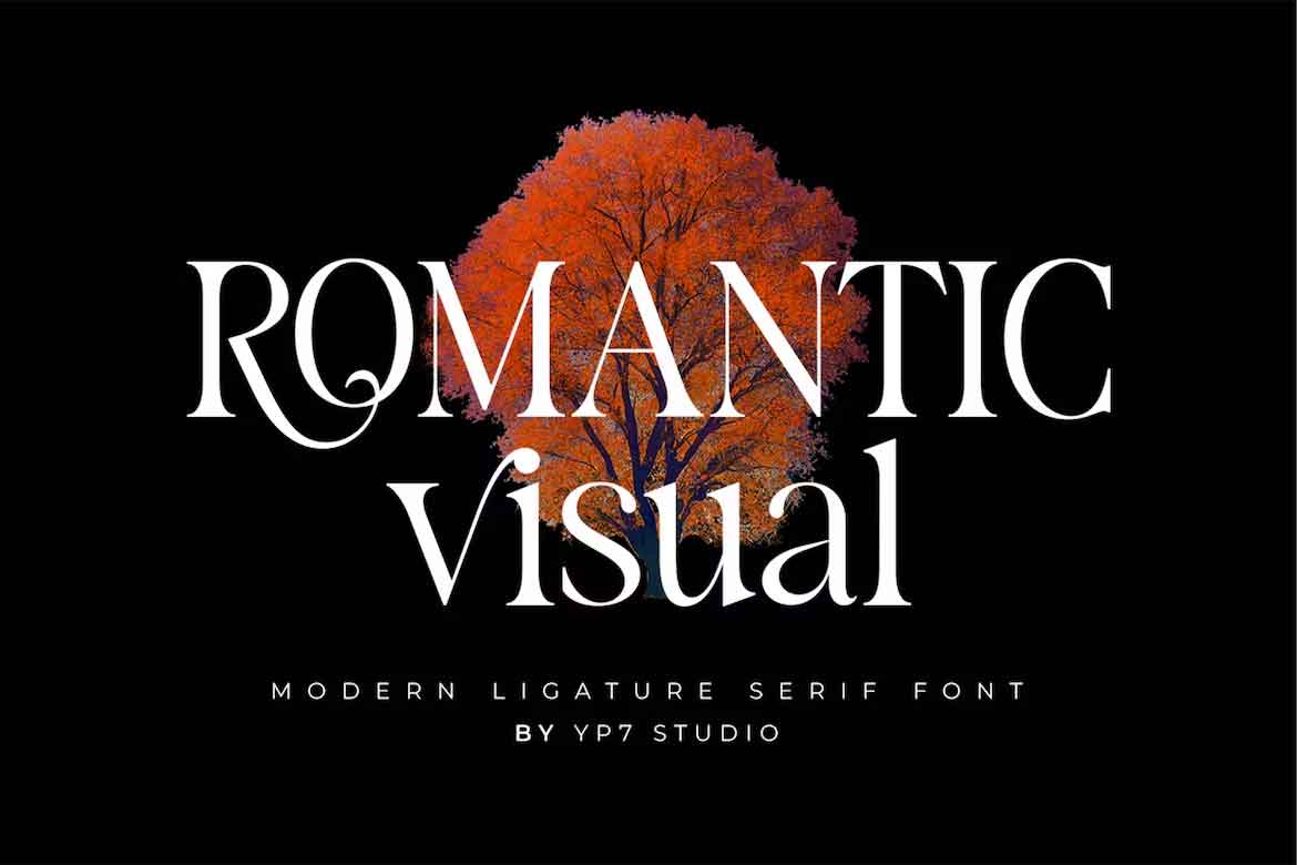 Romantic Visual Font