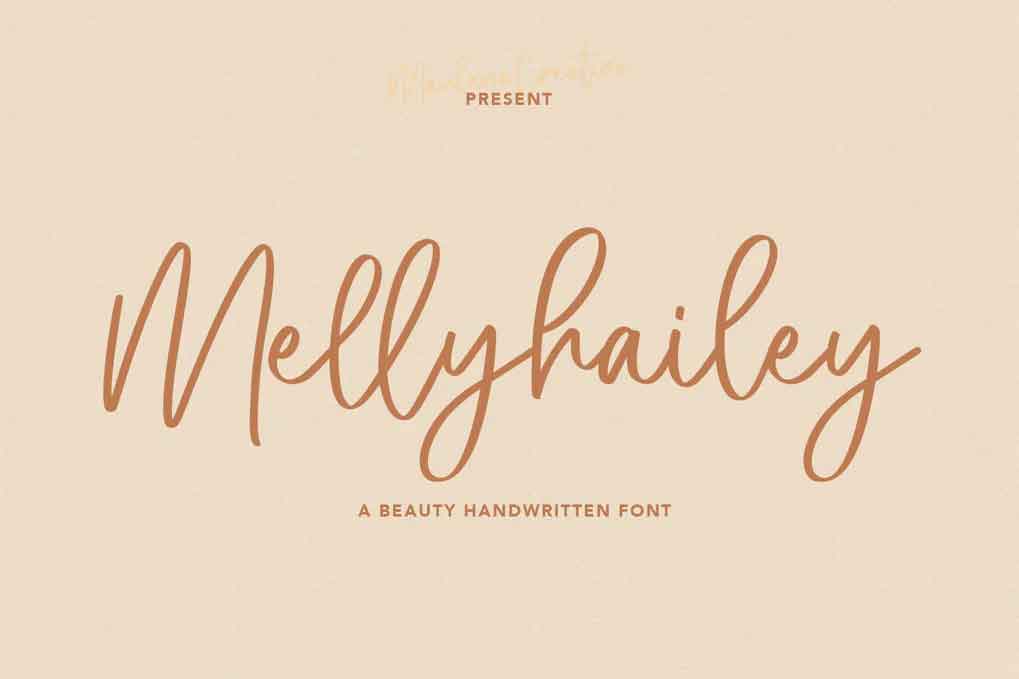 Melly Hailey Font