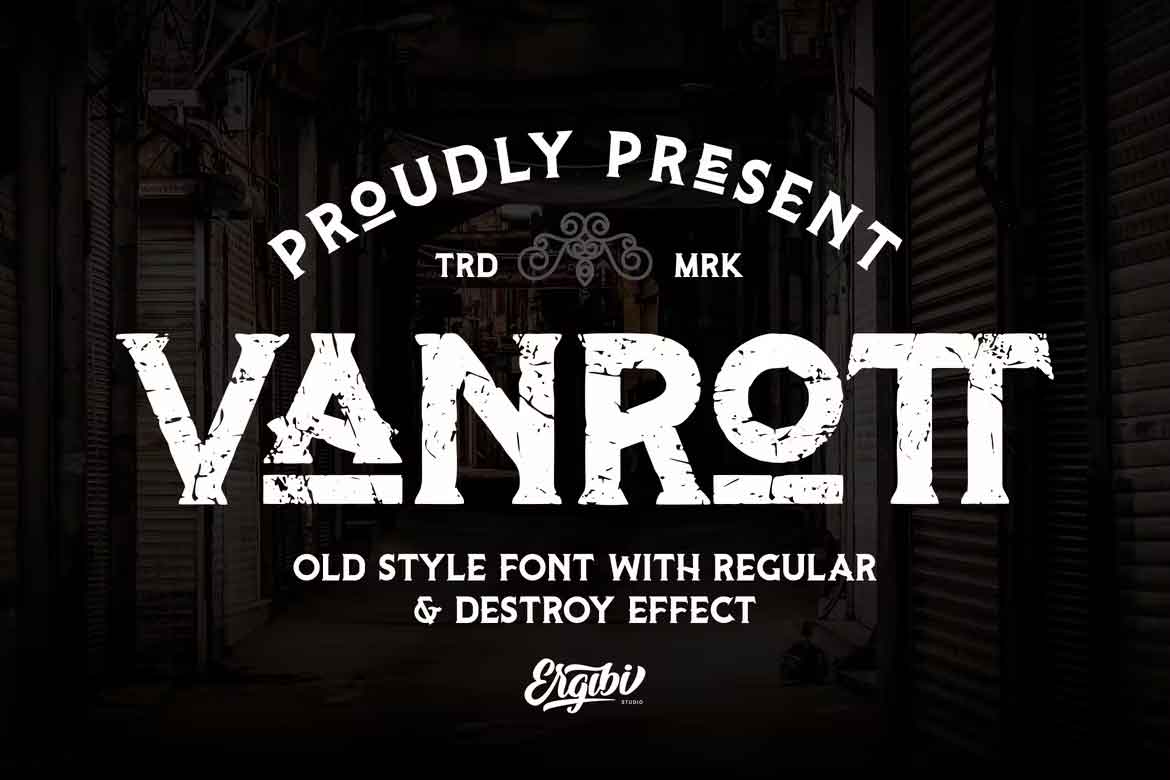 Vanrott Font