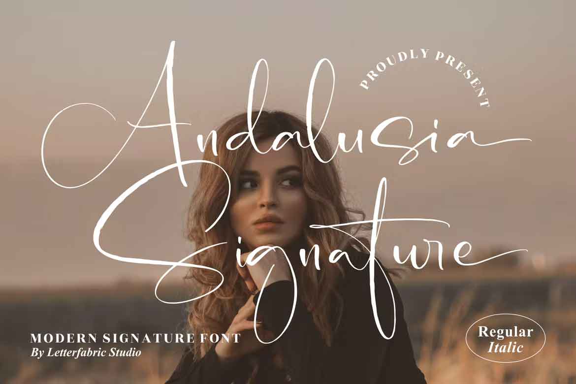 Andalusia Signature Font