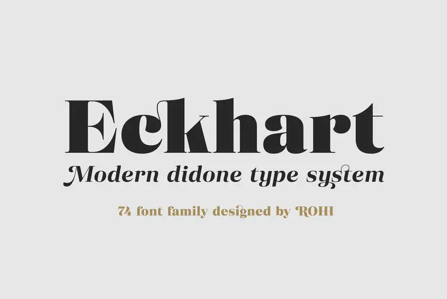 Eckhart Font Family