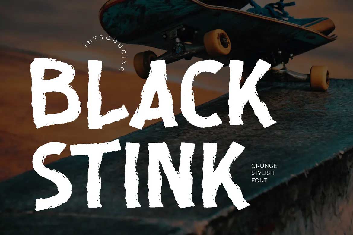 Black Stink Font