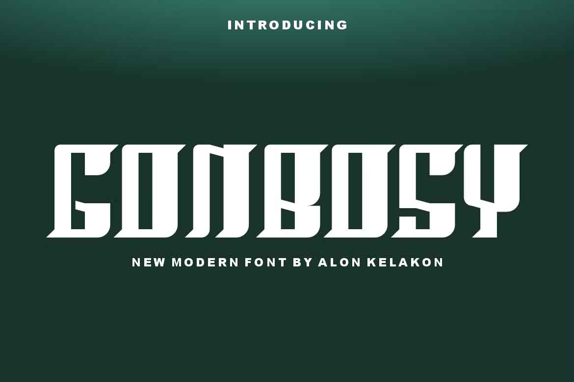 Gonbosy Font