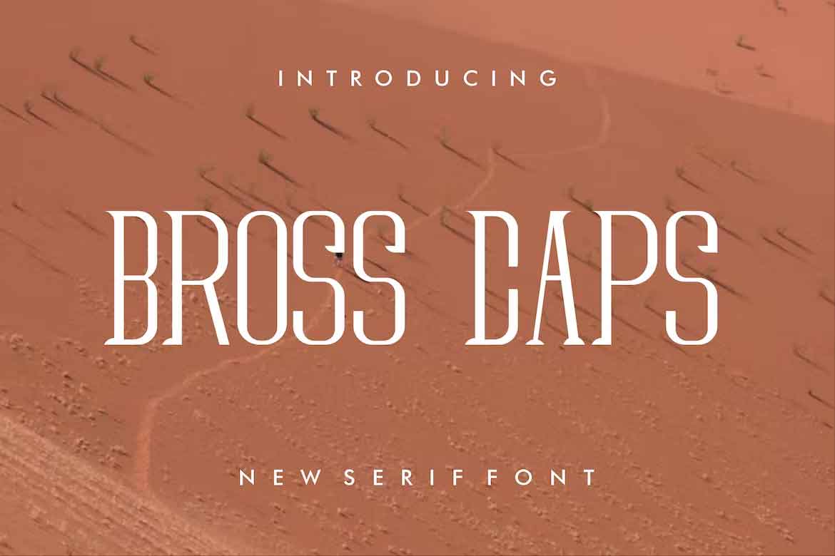 Bross Caps Font