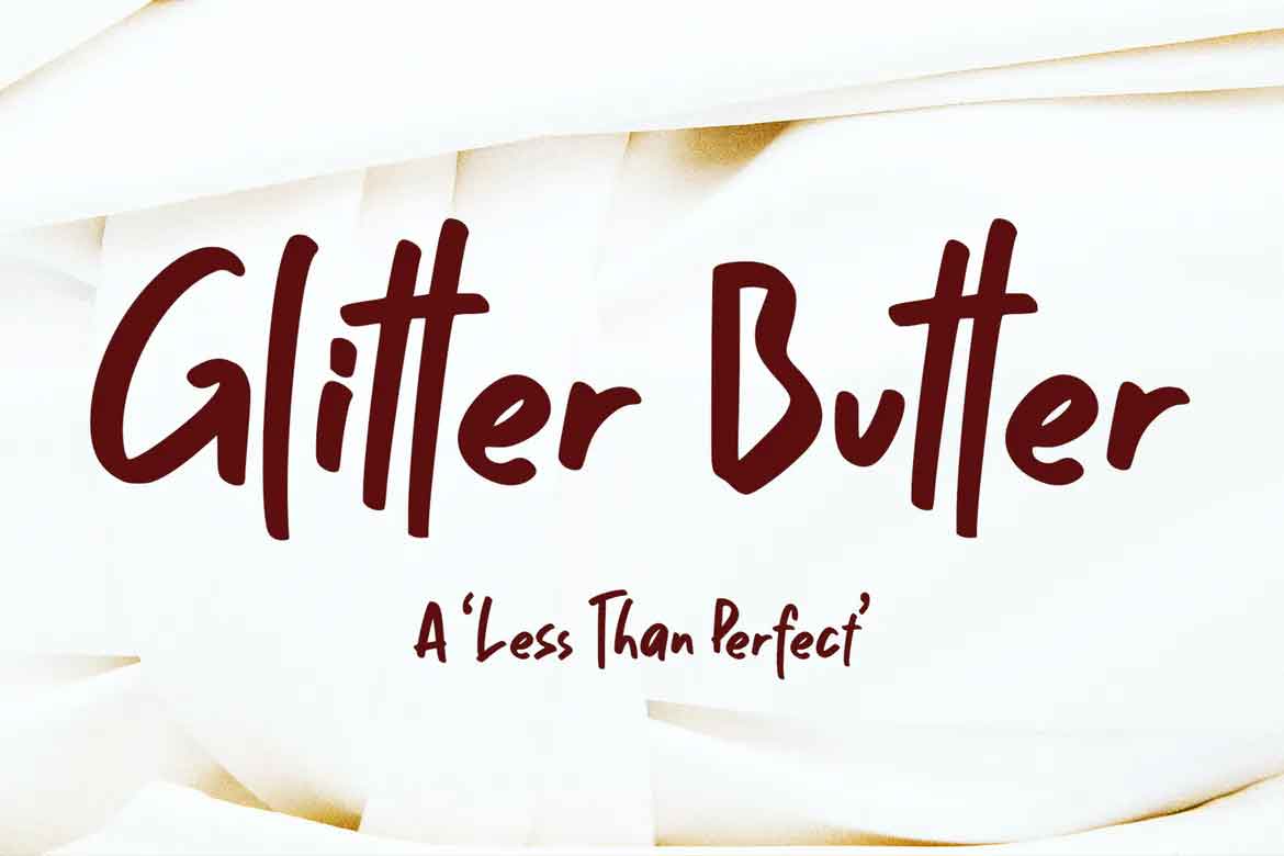 Glitter Butter Font