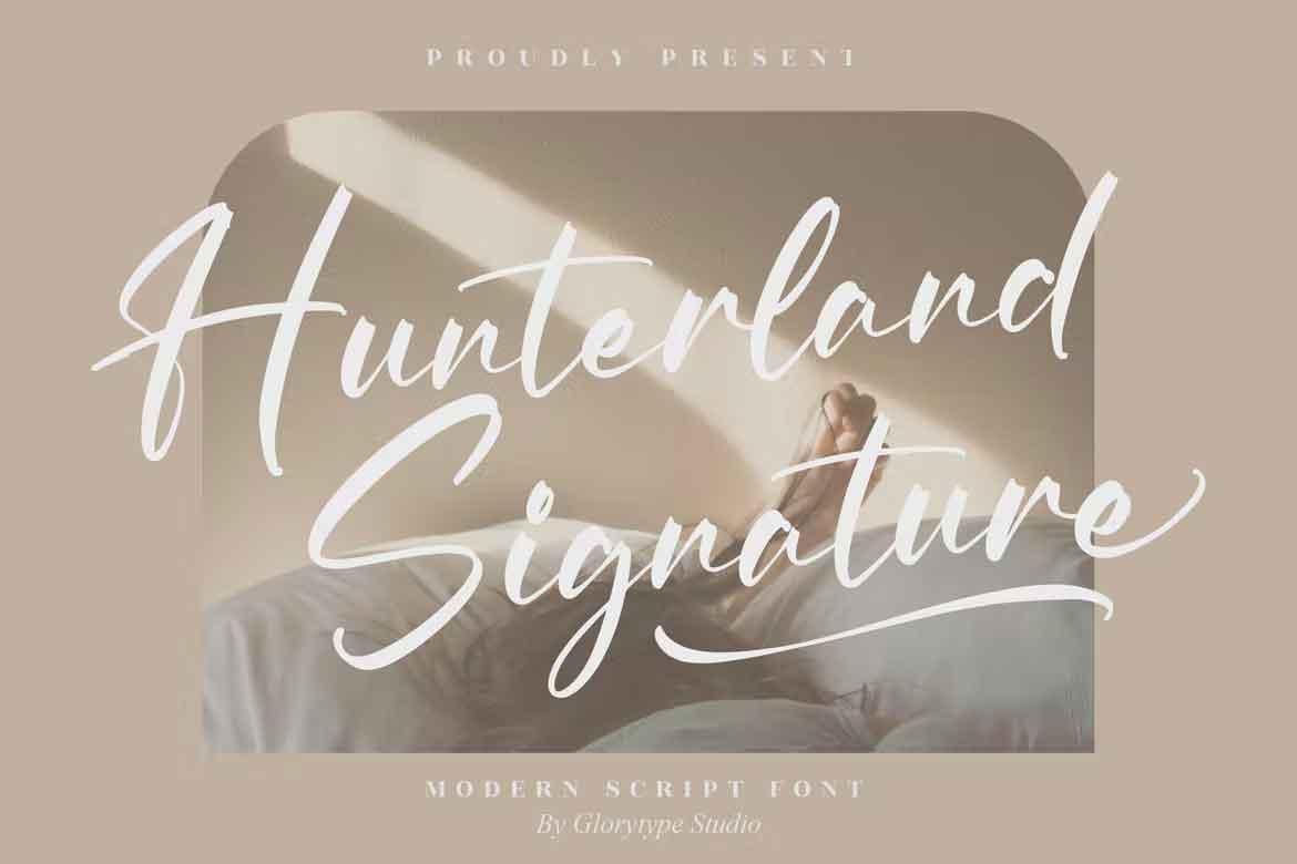 Hunterland Signature Font