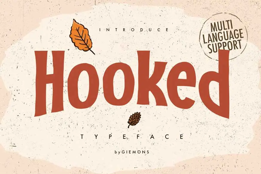 Hooked Typeface