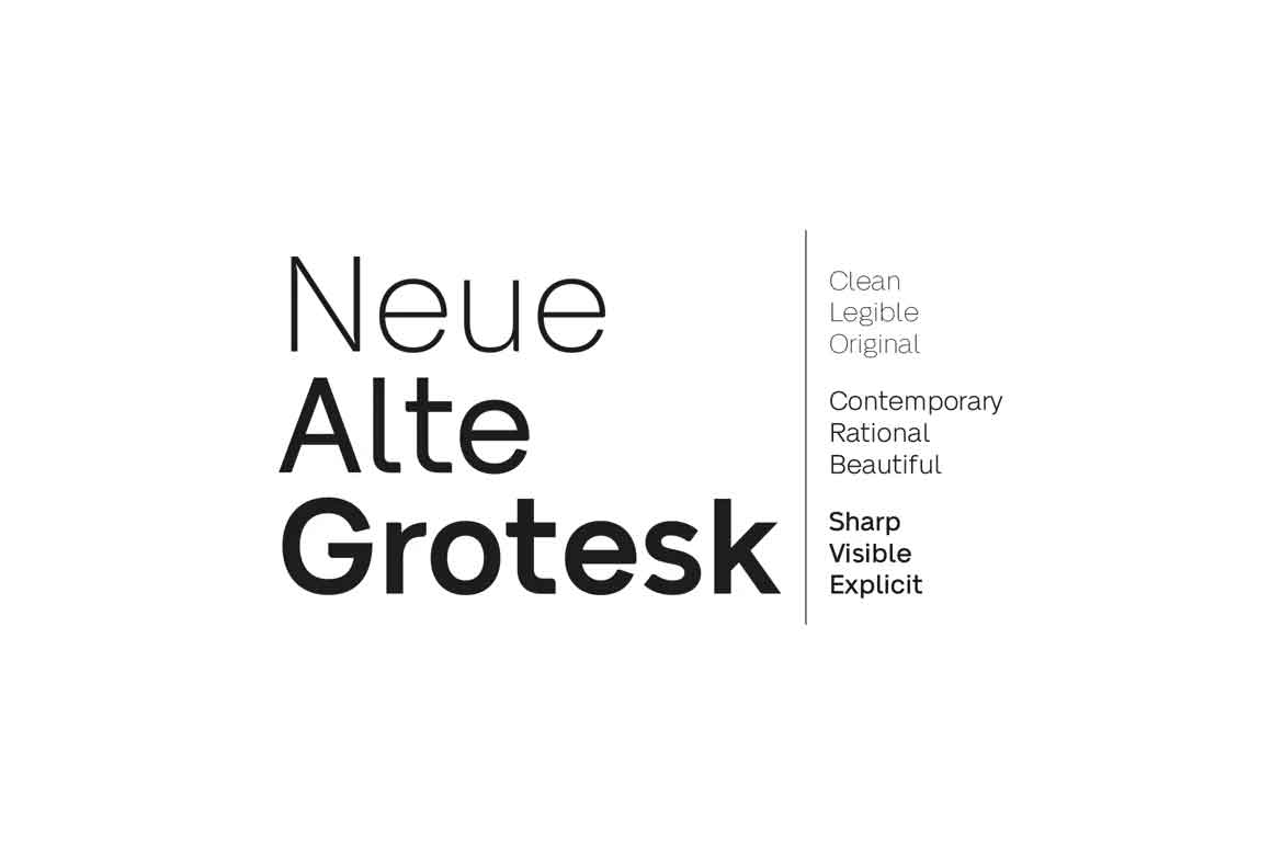 Neue Alte Grotesk Font