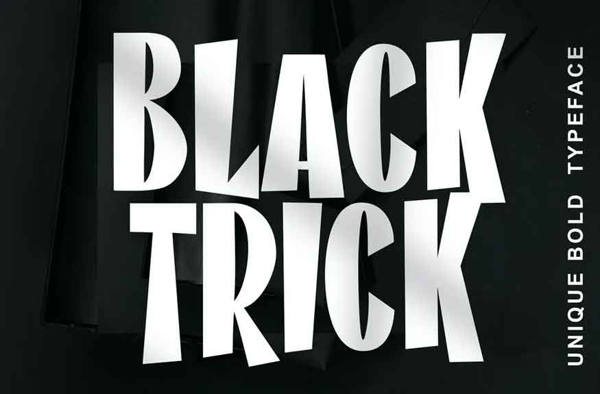 Black Trick Font