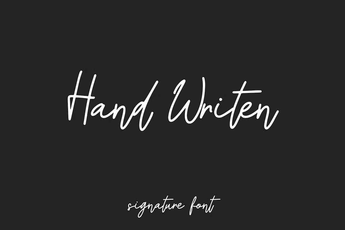 Hand Writen Font