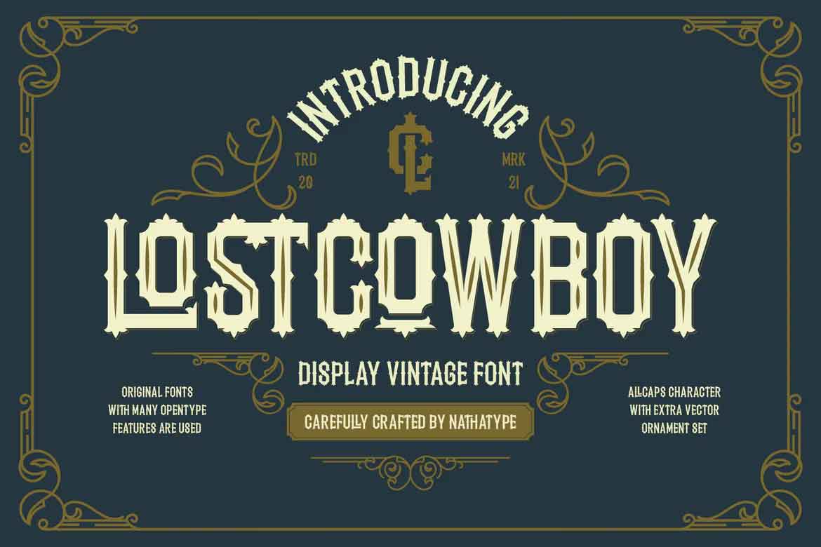 Lostcowboy Font