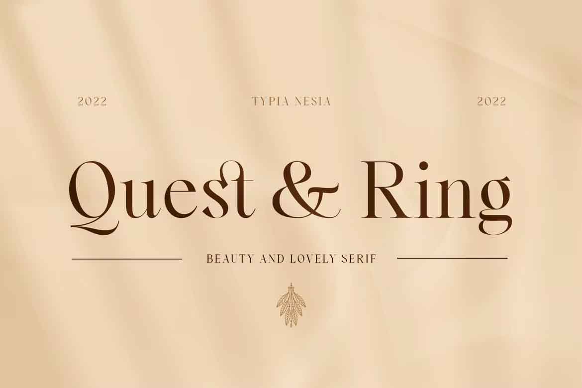 Quest and Ring Font