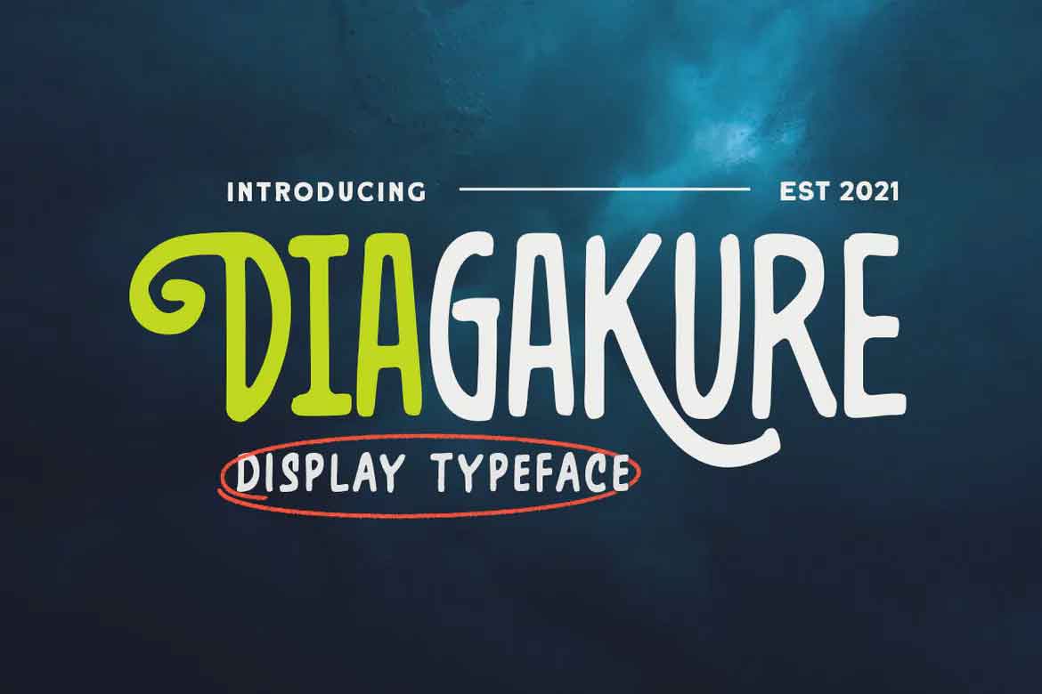 Diagakure Font