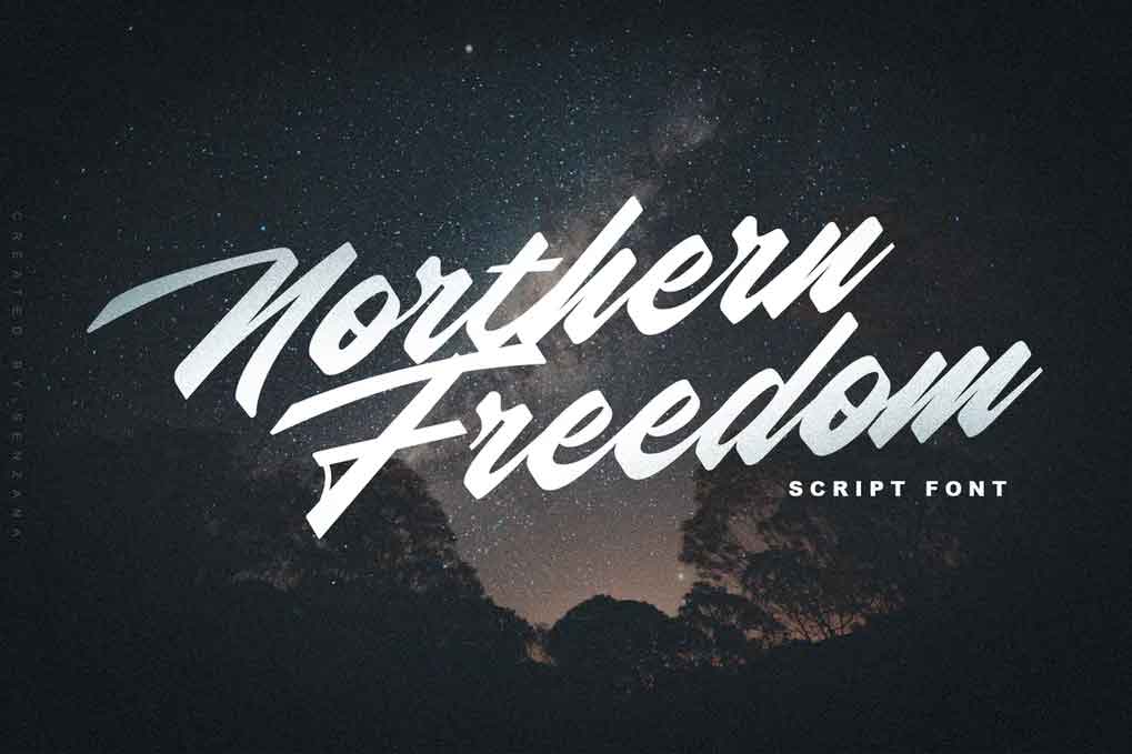 Norhern Freedom Font