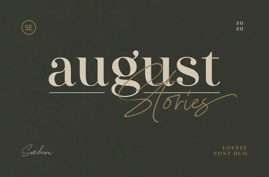 August Stories Font