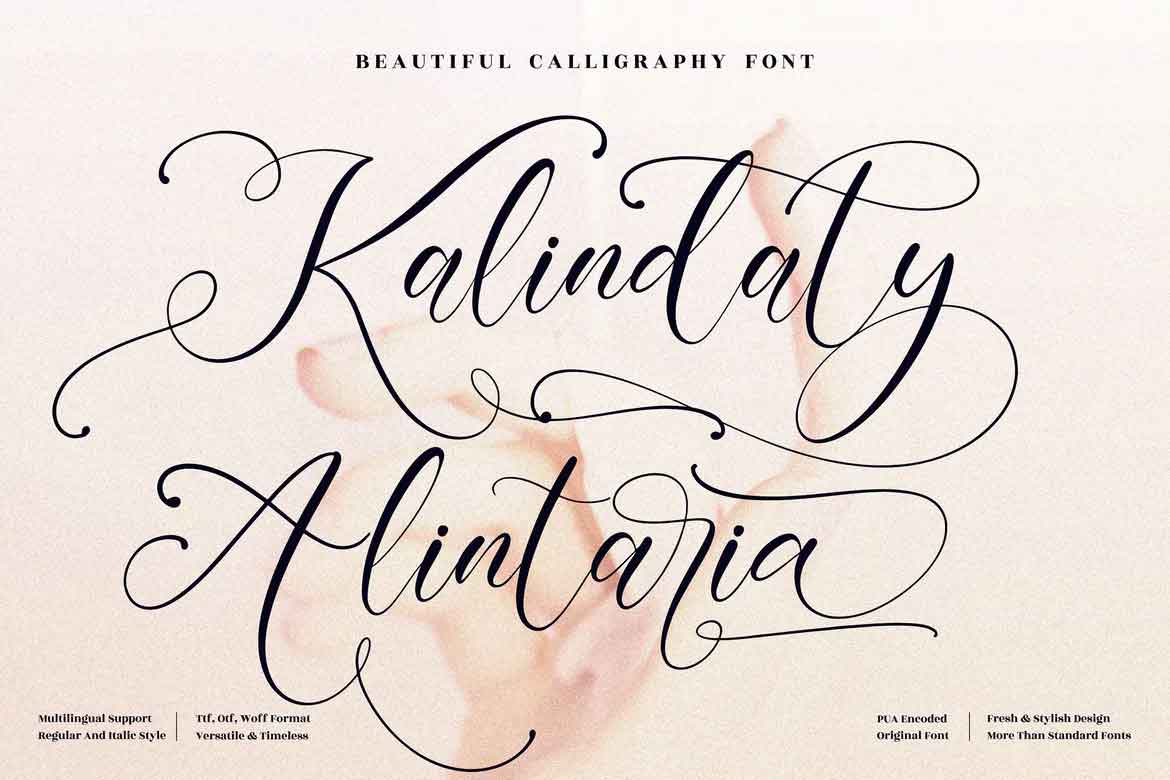 Kalindaty Alintaria Font