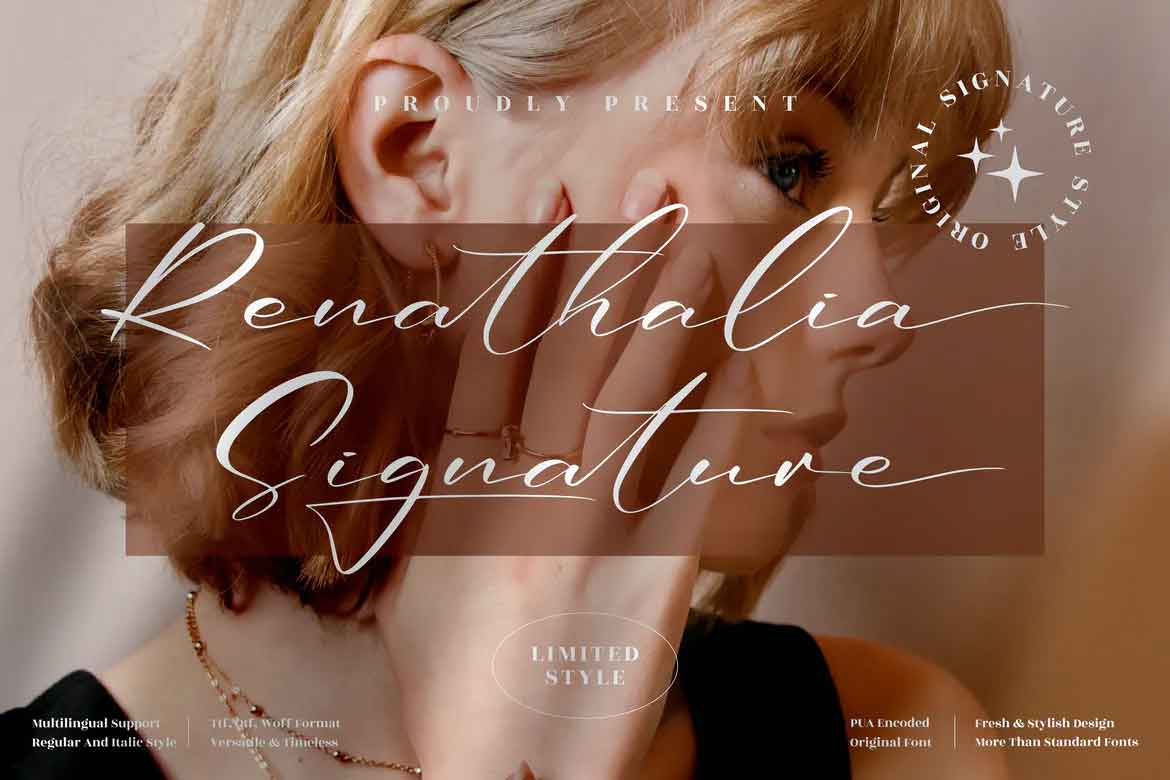 Renathalia Signature Font