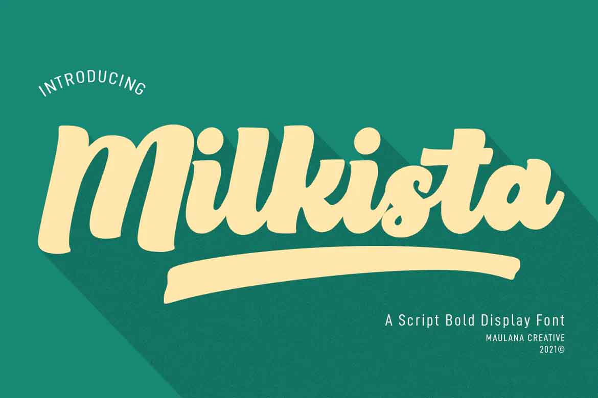 Milkista Script Font