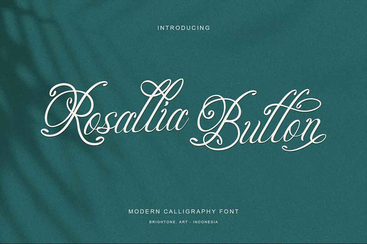 Rosallia Button Font