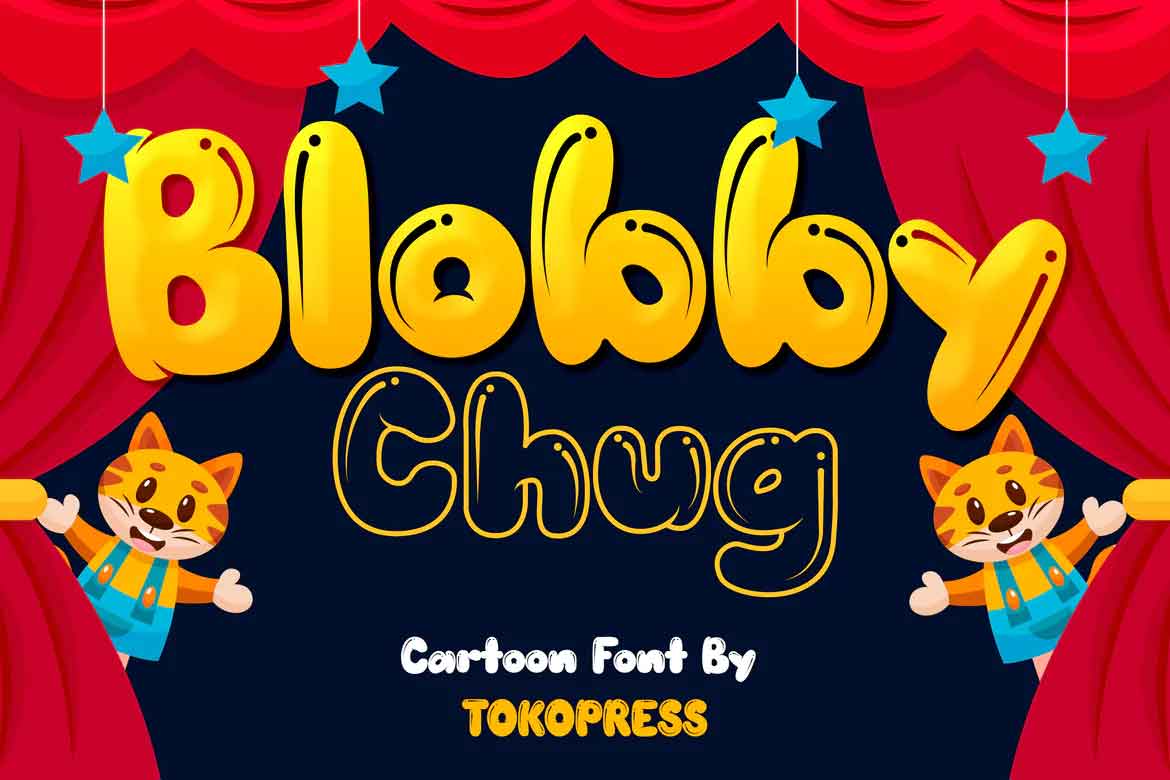 Blobby Chug Font