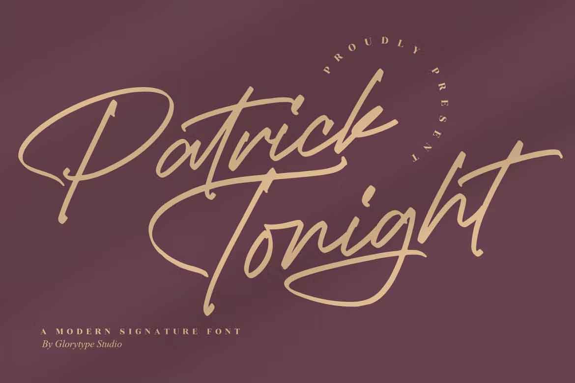 Patrick Tonight Font