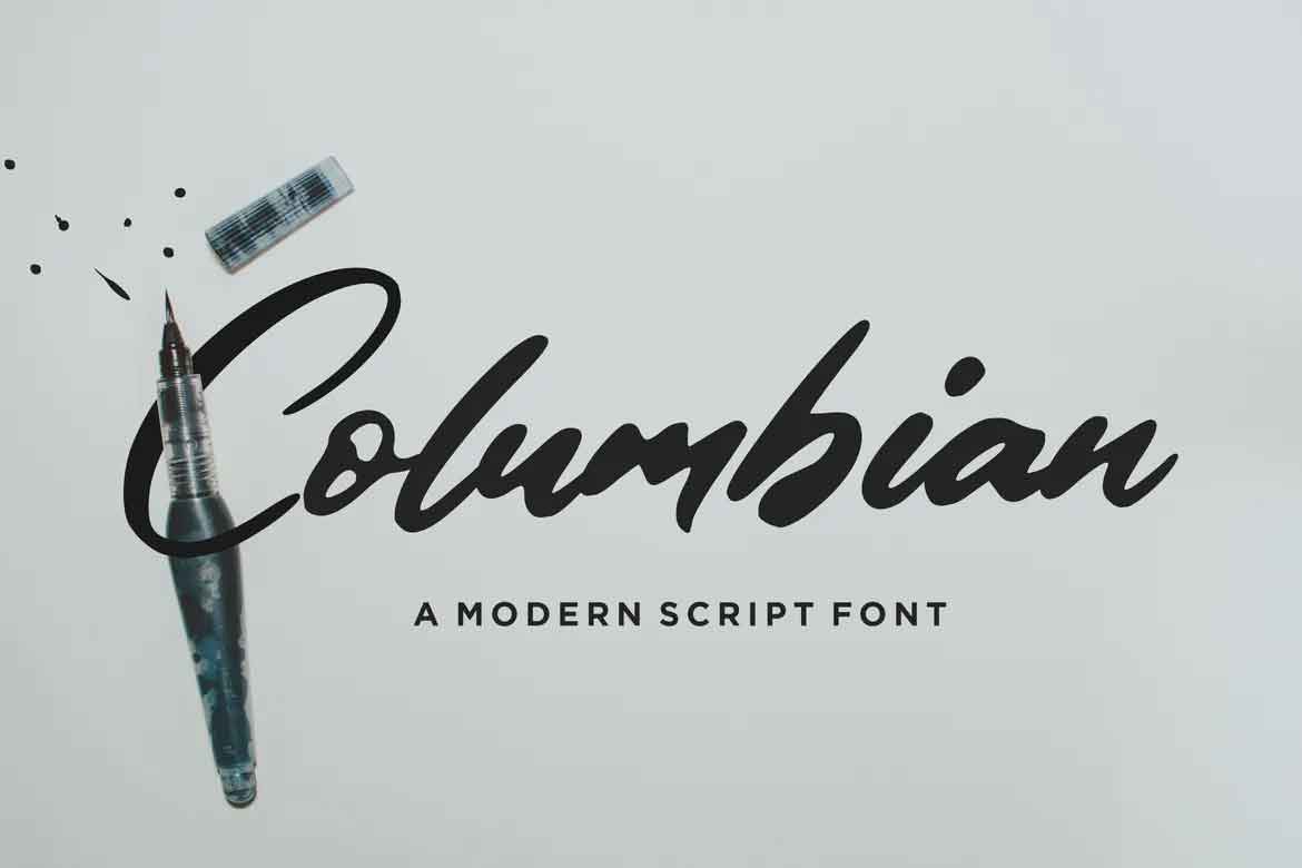 Columbian Script Font