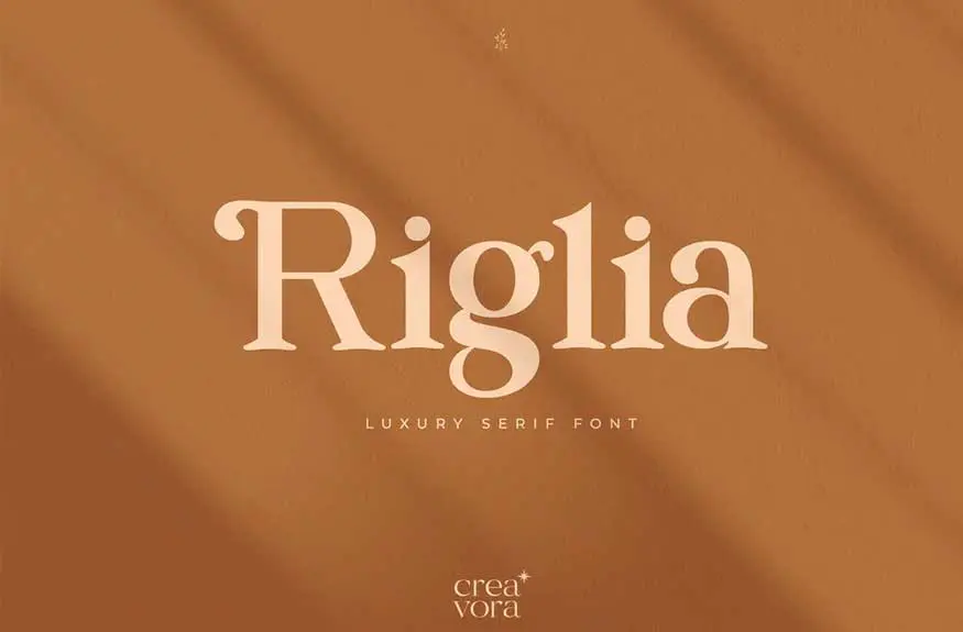Riglia - Luxury Serif Font
