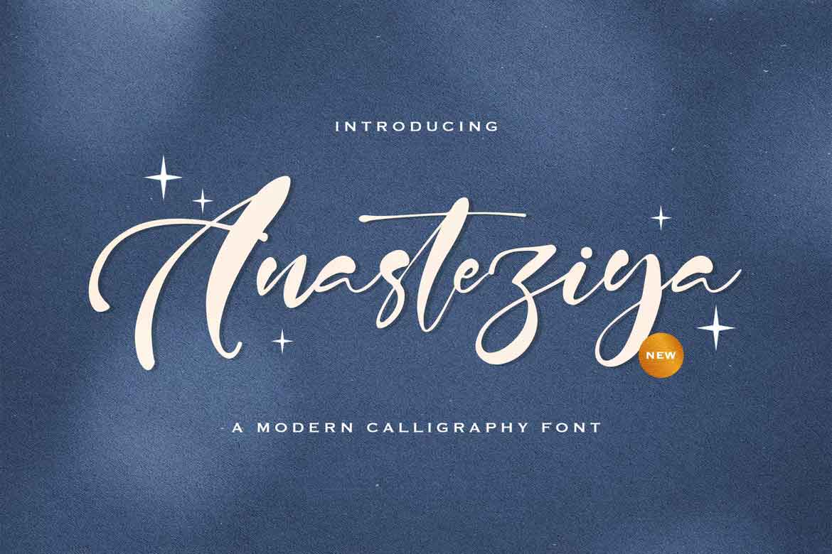Anasteziya - Calligraphy Font