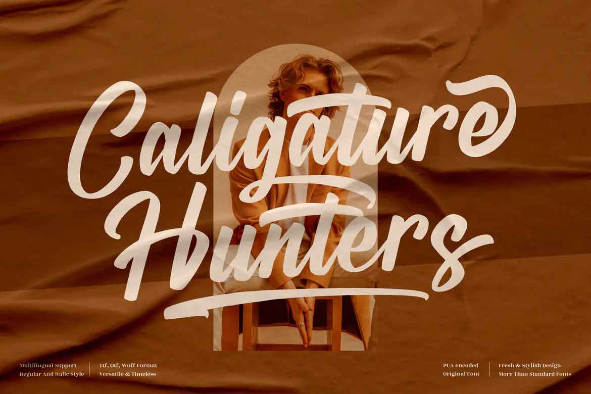 Caligature Hunters Font