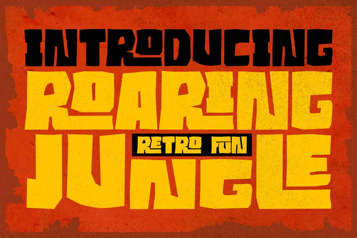 Roaring Jungle Font