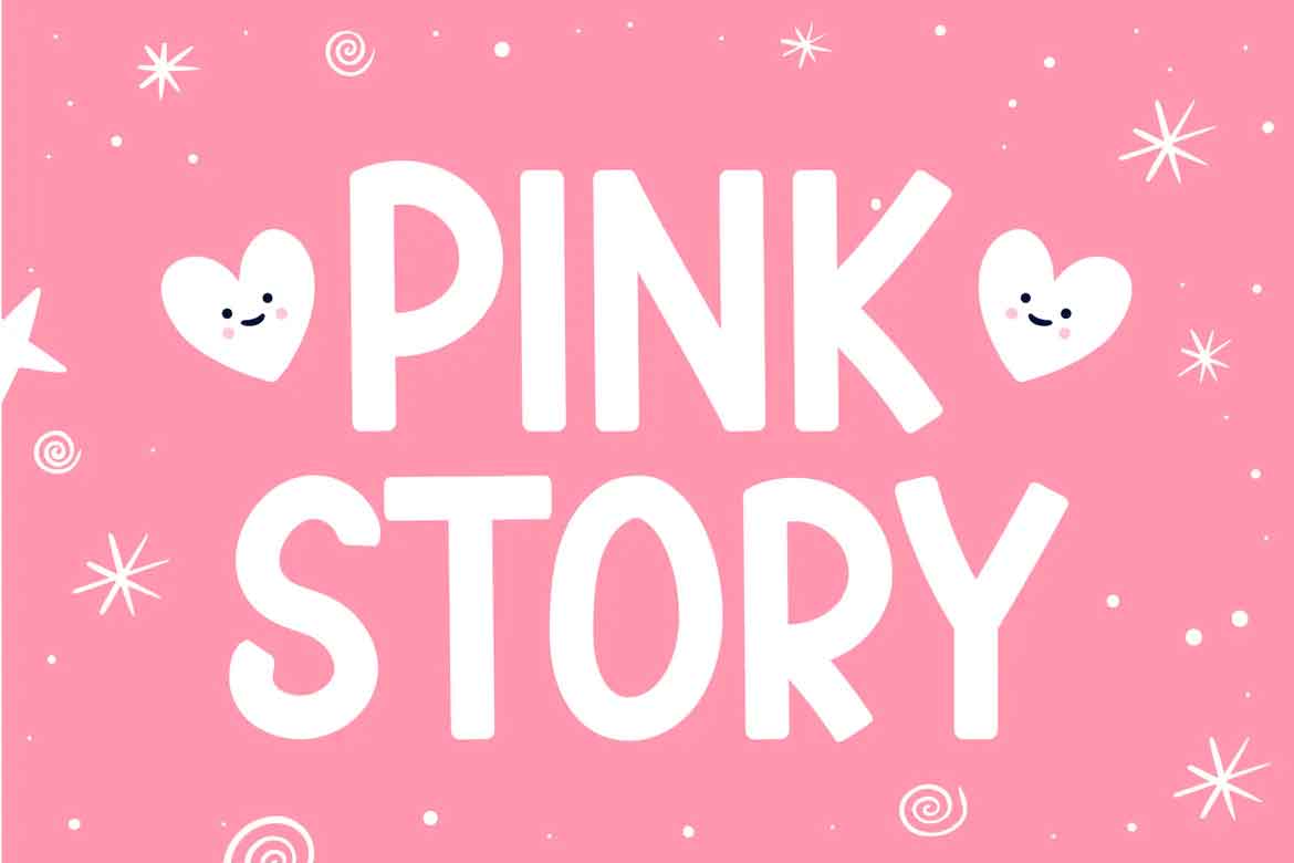 Pink Story Font