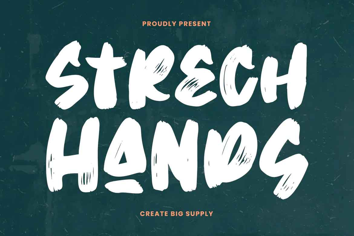 Strech Hands Font