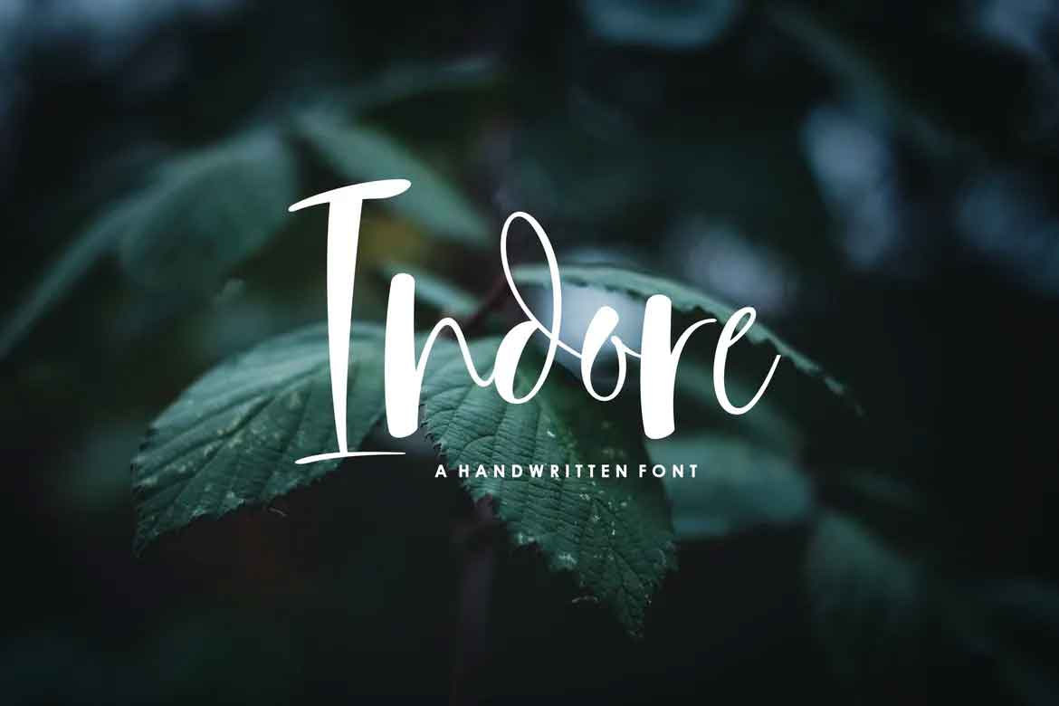 Indore Script Font