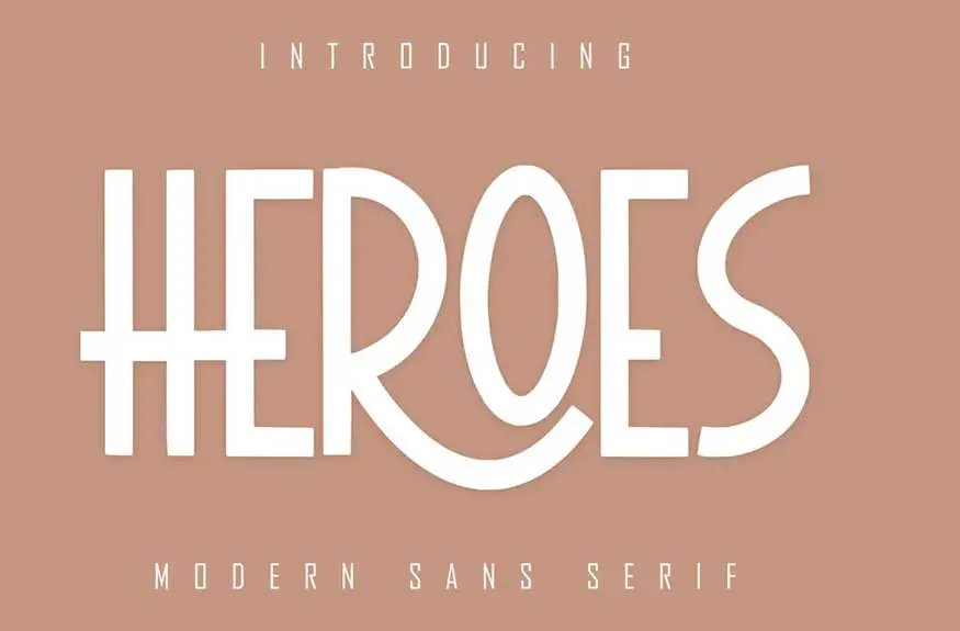 HEROES Sans Serif