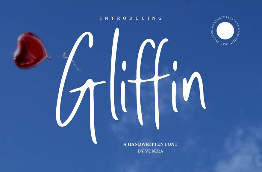 Gliffin | A Handwritten Font