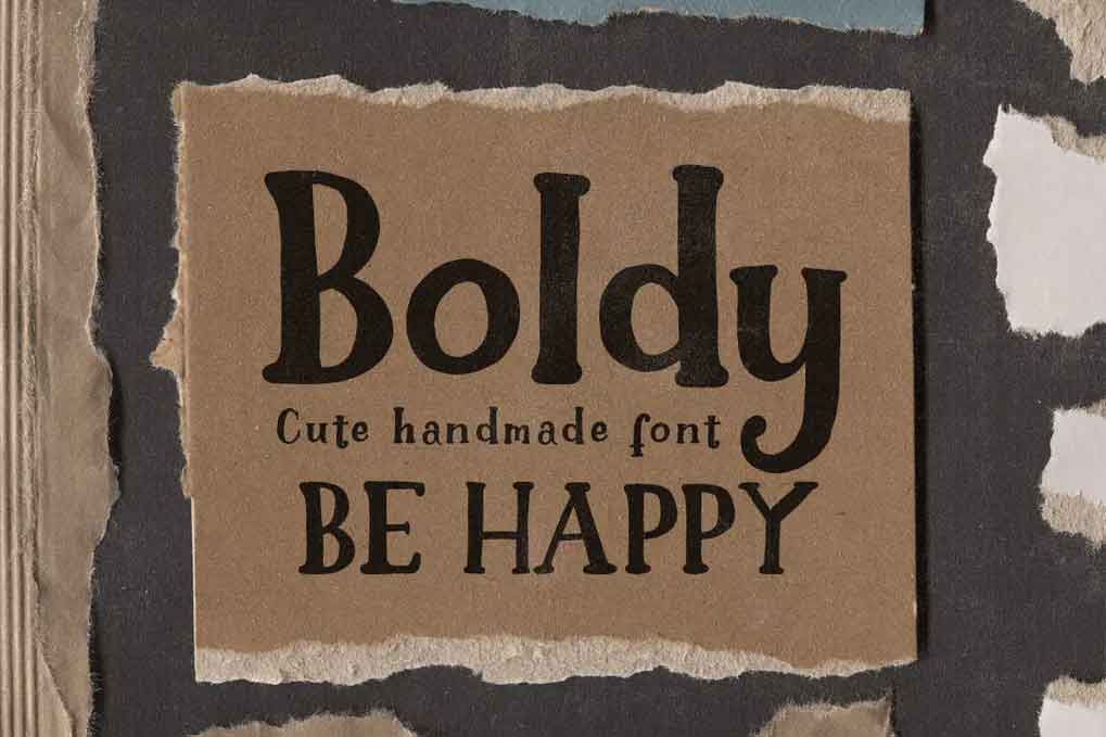 Boldy Font