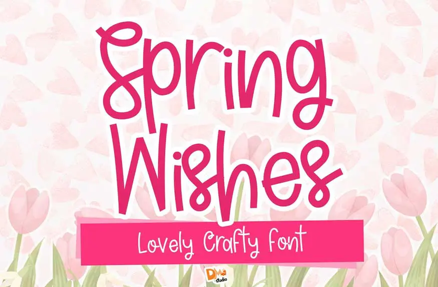 Spring Wishes Font