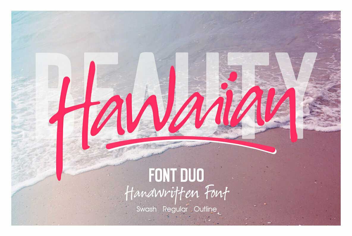 Hawaiian Font Duo