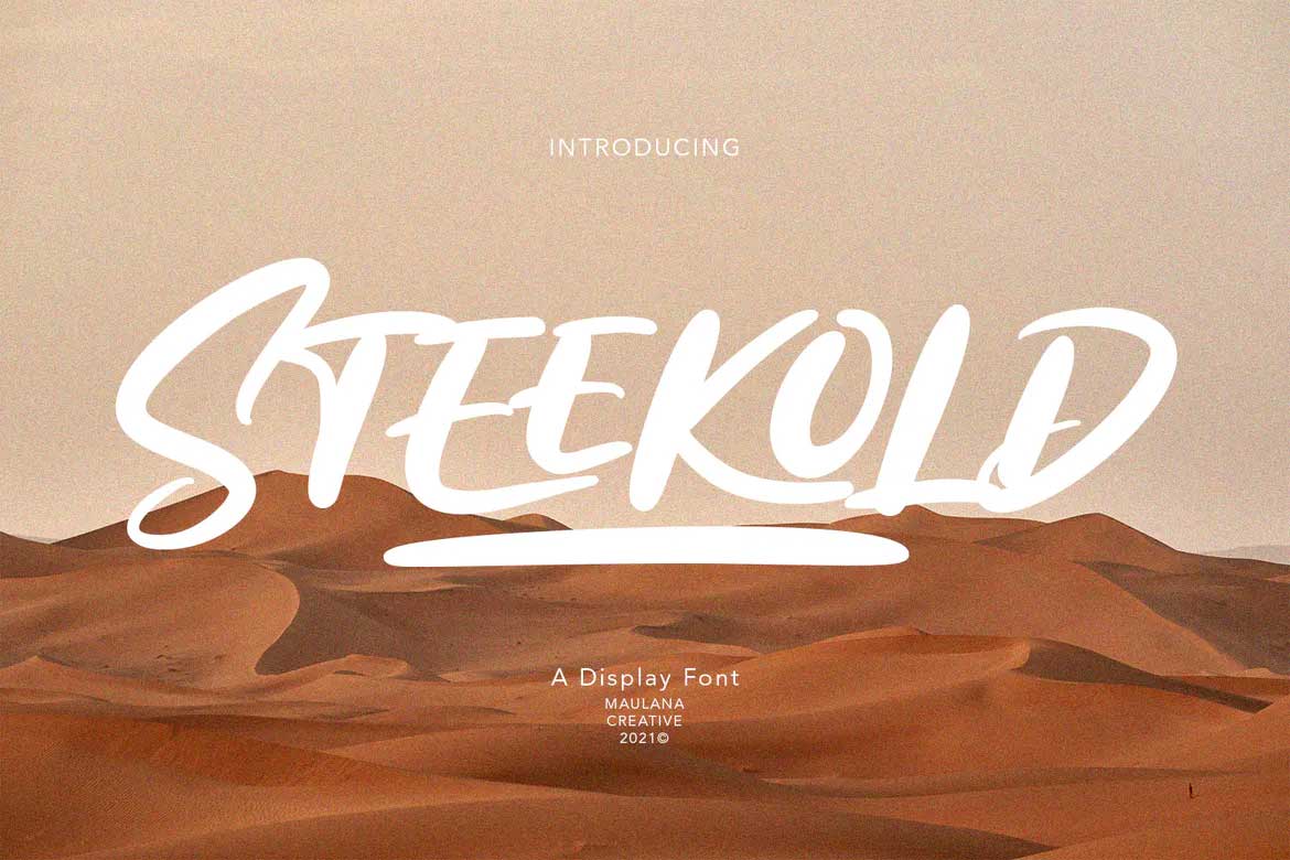 Steekold Font